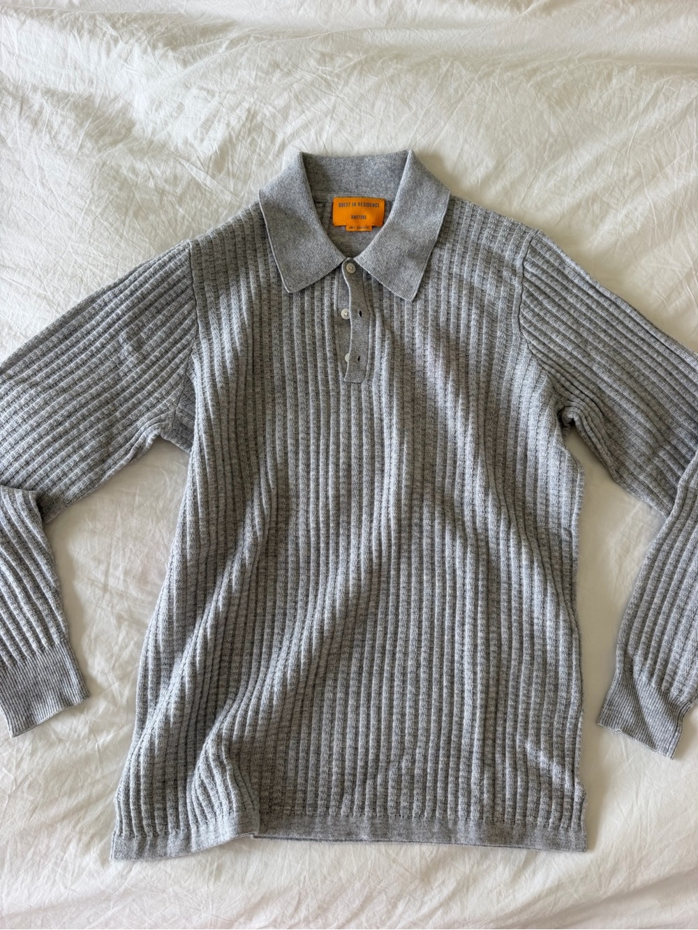 Guest in Residence Long-Sleeve Polo Sweater (never worn but no tags)